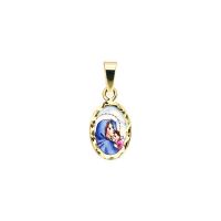 Panna Maria s Ježíškem medailonek miniatura