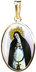 Medalla de Nuestra Señora de la Soledad de Porta Vaga de Oro