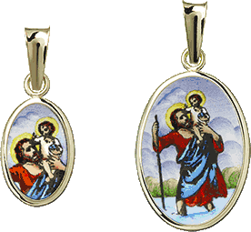 St. Christopher the patron saint of travelers